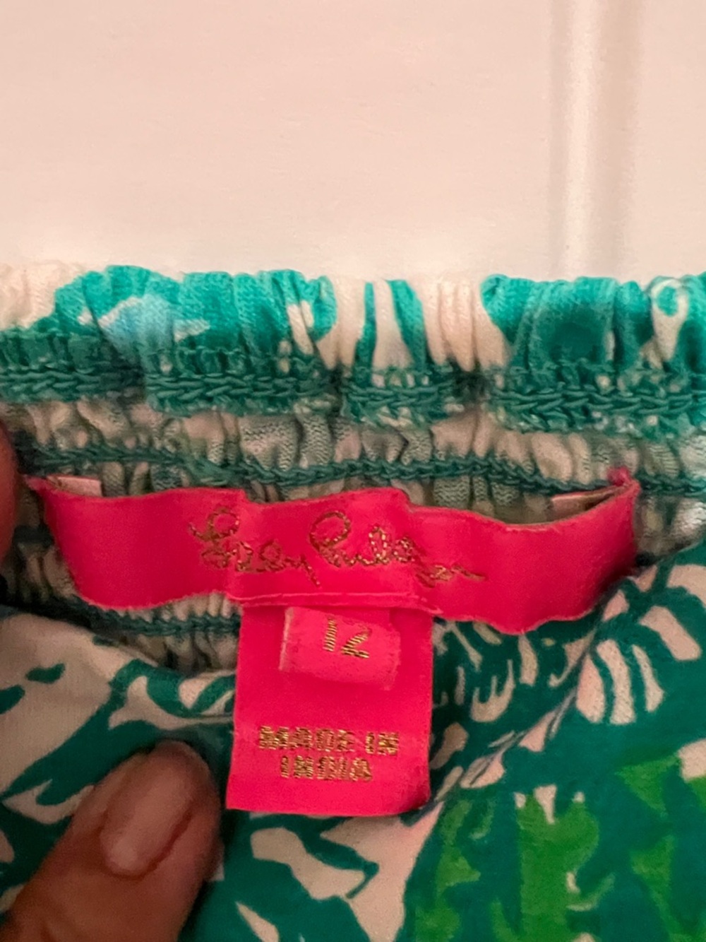 Lilly Pulitzer Green and Teal Floral Midi Dress - Picture 2 of 5